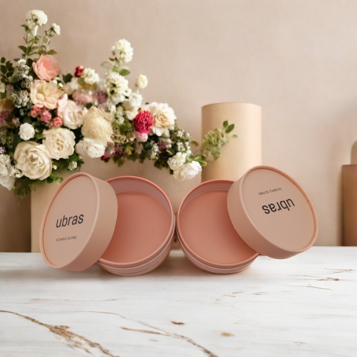 Упаковочные коробки для футболок из переработанного крафт-картона Биоразлагаемая круглая крафт-бумага с тиснением для хранения