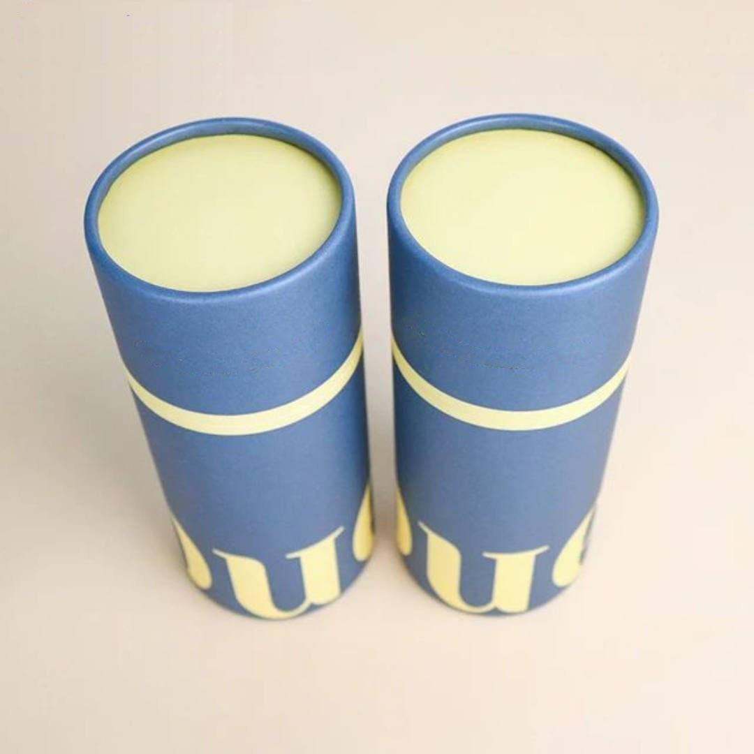 Картонные контейнеры для хранения круглого цилиндра с принтом на заказ для упаковки бумаги для кофе, чая, круглый цилиндр