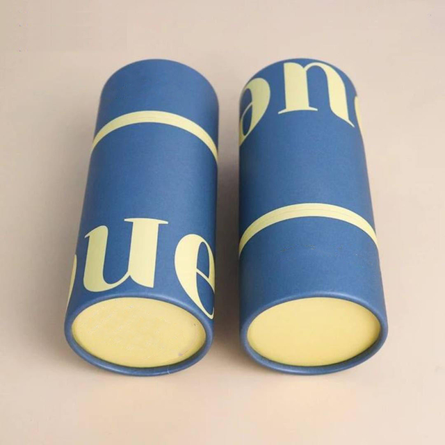 Картонные контейнеры для хранения круглого цилиндра с принтом на заказ для упаковки бумаги для кофе, чая, круглый цилиндр