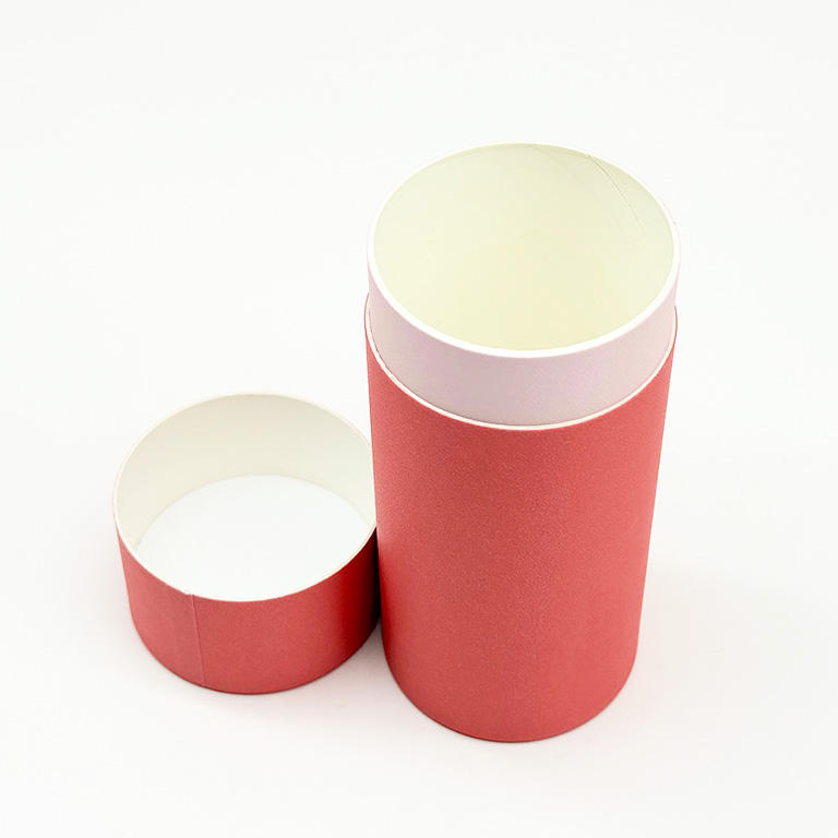 Картонный цилиндр, пригодный для вторичной переработки, круглая коробка для бутылок с крышкой, косметическая стандартная картонная упаковка, упаковка из крафт-бумаги