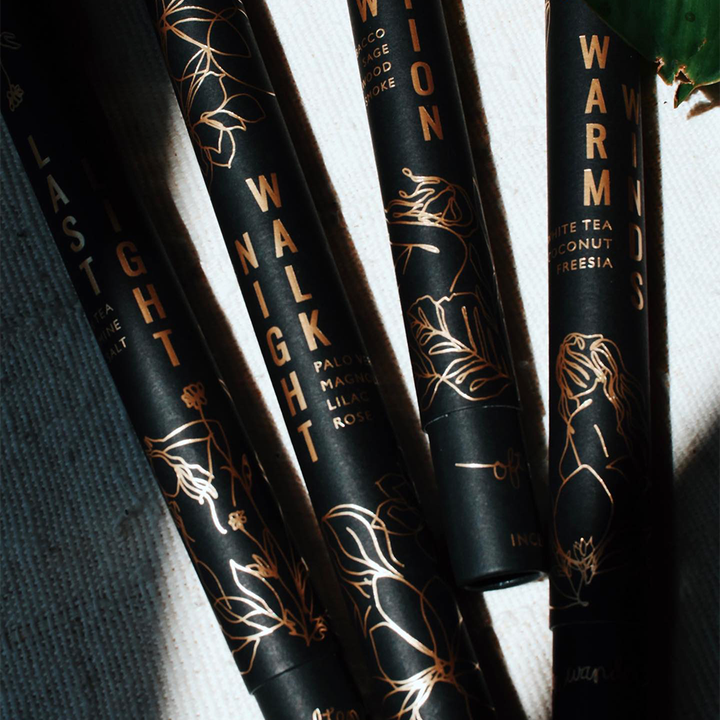 Экологически чистая круглая бумажная туба индивидуального дизайна для благовоний. Биоразлагаемая цилиндрическая упаковка в тубе на заказ.