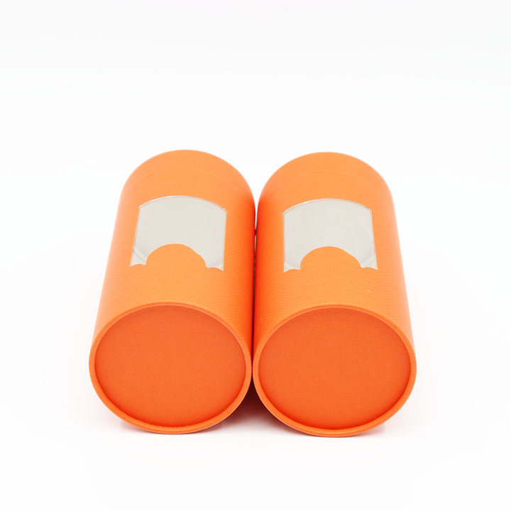 Экологичная упаковка для одежды на заказ, картонная цилиндрическая коробка, бумажная трубка с окном для футболок, нижнего белья, носков, полотенец