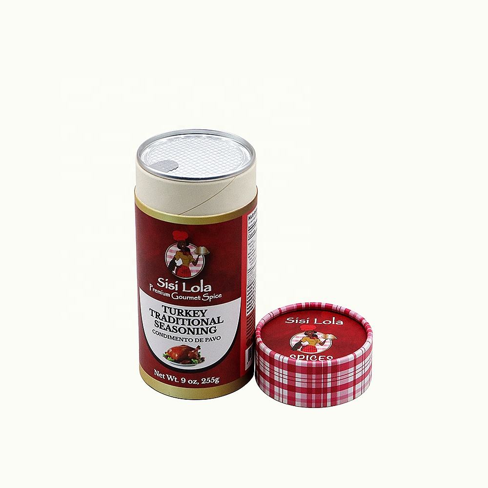 Высококачественная пищевая фольга с подкладкой, герметичная пищевая канистра, бумажная картонная трубка, упаковка для рассыпного цилиндра для упаковки чая