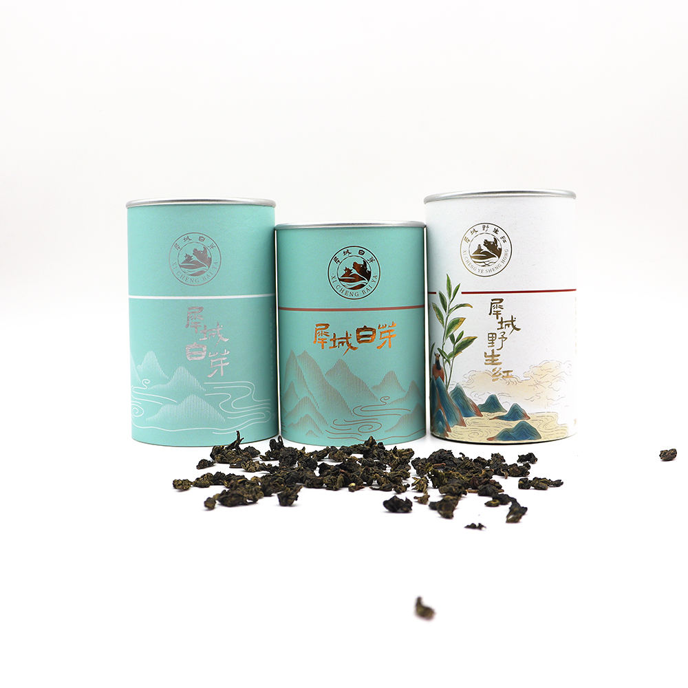 Эко дружелюбный упаковывая круговой чай напечатал коробку трубки логотипа подгонянную дизайнерскую бумажную подарочную коробку цилиндра