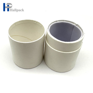 Изготовленная на заказ косметическая упаковка переработанная трубка белой бумаги крафт-картона