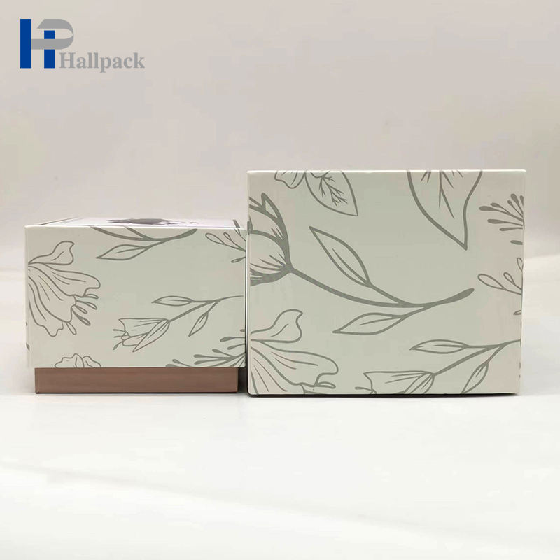 Изготовленная на заказ упаковка подарочная упаковка квадратная плоская крышка коробка для свечей из крафт-бумаги