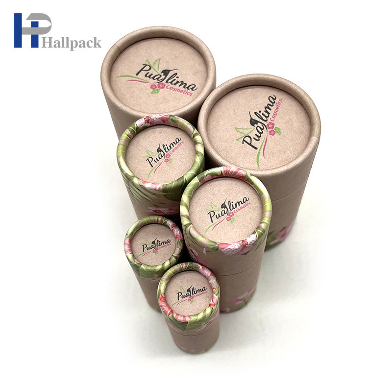 Цилиндр разного размера Push Up Круглая трубка из крафт-бумаги Бумажная оболочка для губной помады