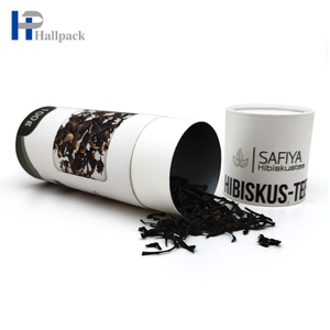 Изготовленная на заказ этикетка-наклейка, бумажная трубка, упаковка для бумажной тубы для еды, чая