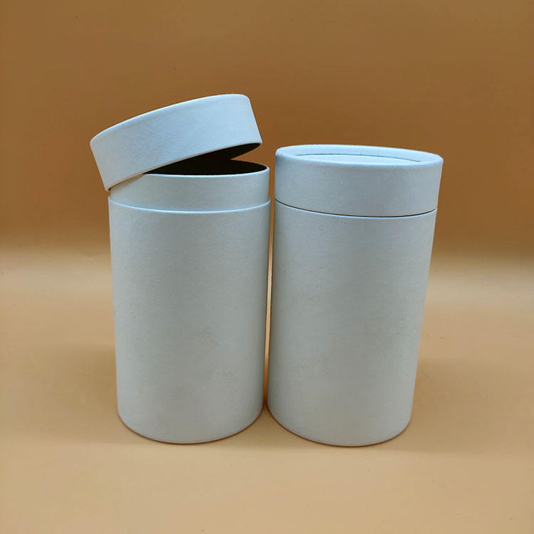 Биоразлагаемые тубы в оригинальной упаковке, картонные тубы из белой бумаги