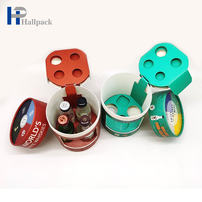 Бумажная трубка для упаковки чая в круглую трубку с окном