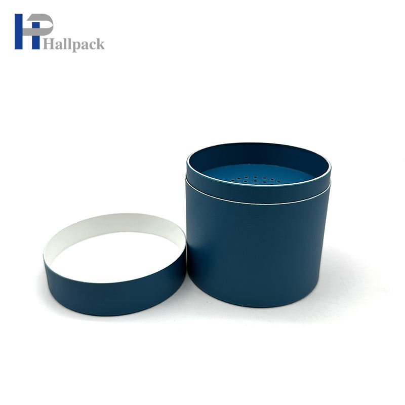 Соль для ванн, сыпучий порошок, круглая бумажная упаковочная трубка, косметический порошок, сито, цилиндр, бумажная трубка