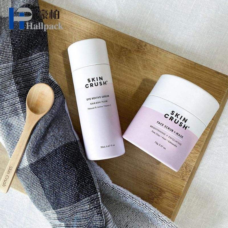 Роскошная косметическая косметика и продукты по уходу за кожей картонная бумага упаковывая круглую коробку трубки