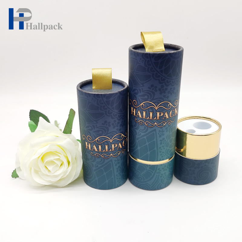 Эко-дружественная полноцветная бумажная трубка косметической бутылки эфирного масла бумажная трубка