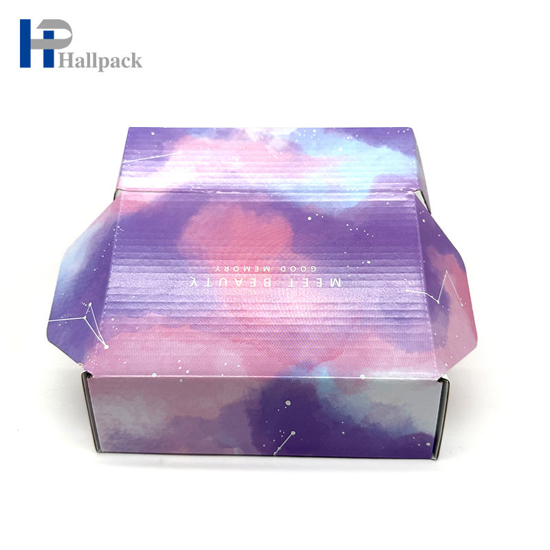 Бумажная коробка цвета радуги Эко бумаги искусства OEM изготовленная на заказ дружелюбная упаковывая