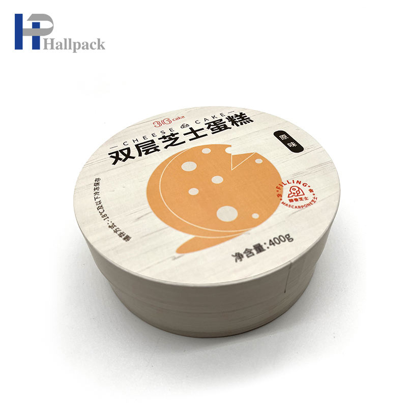 Портативный круглый косметический ореховый бальзам бумажный тюбик из пергамина с бумажной крышкой бумажный тюбик