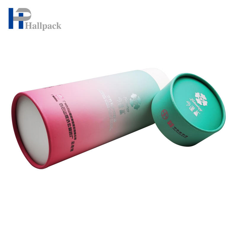 Розовая упаковка бумажной трубки стеклянной бутылки для стеклянной капельницы