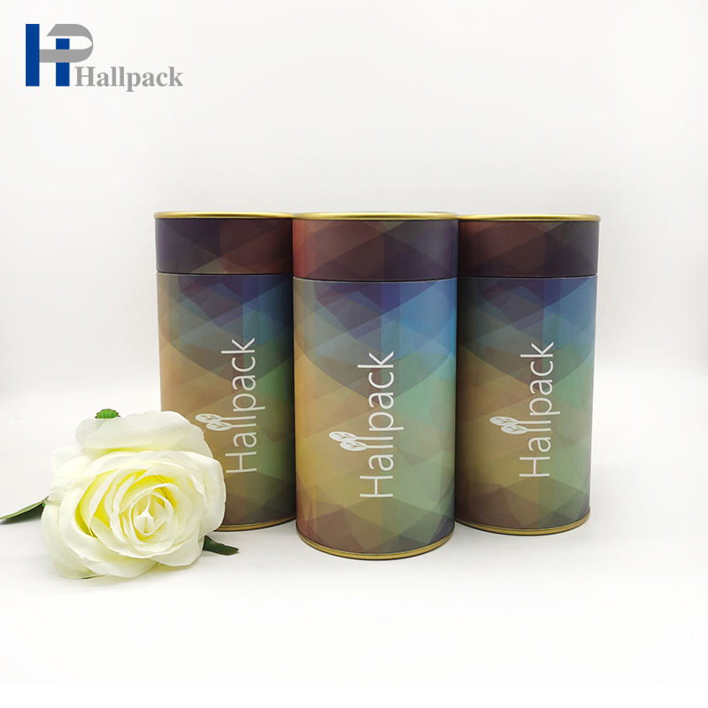 Упаковка трубки картона бумаги Крафт печатания цвета нестандартной конструкции с логотипом