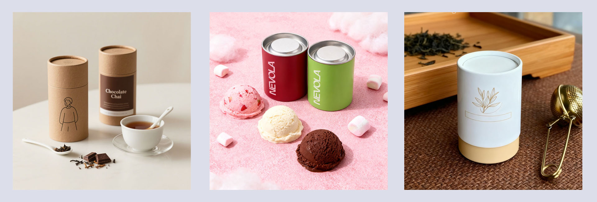 Матовая ламинация бумажная упаковка трубки