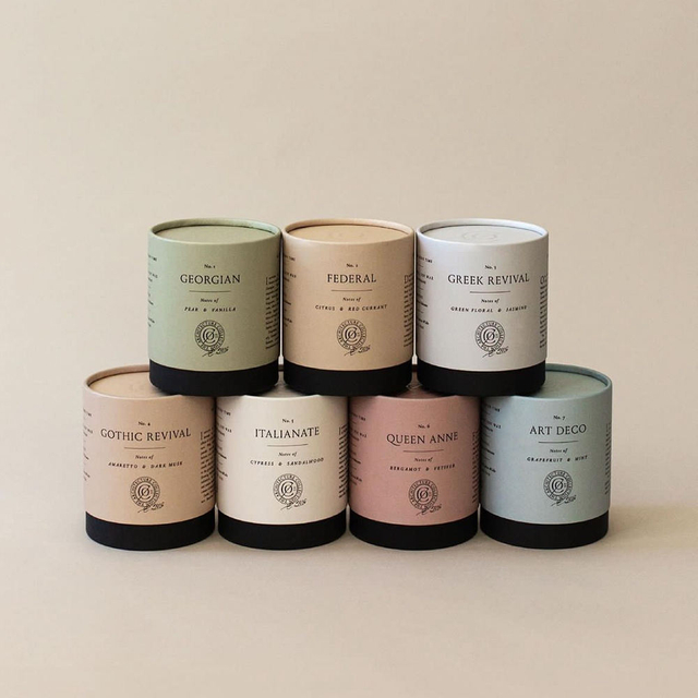 Пустая упаковочная трубка из крафт-бумаги на заказ, ручная работа, соевый воск, свеча, стеклянная банка, цилиндр, роскошная бумажная круглая коробка для трубок для свечей