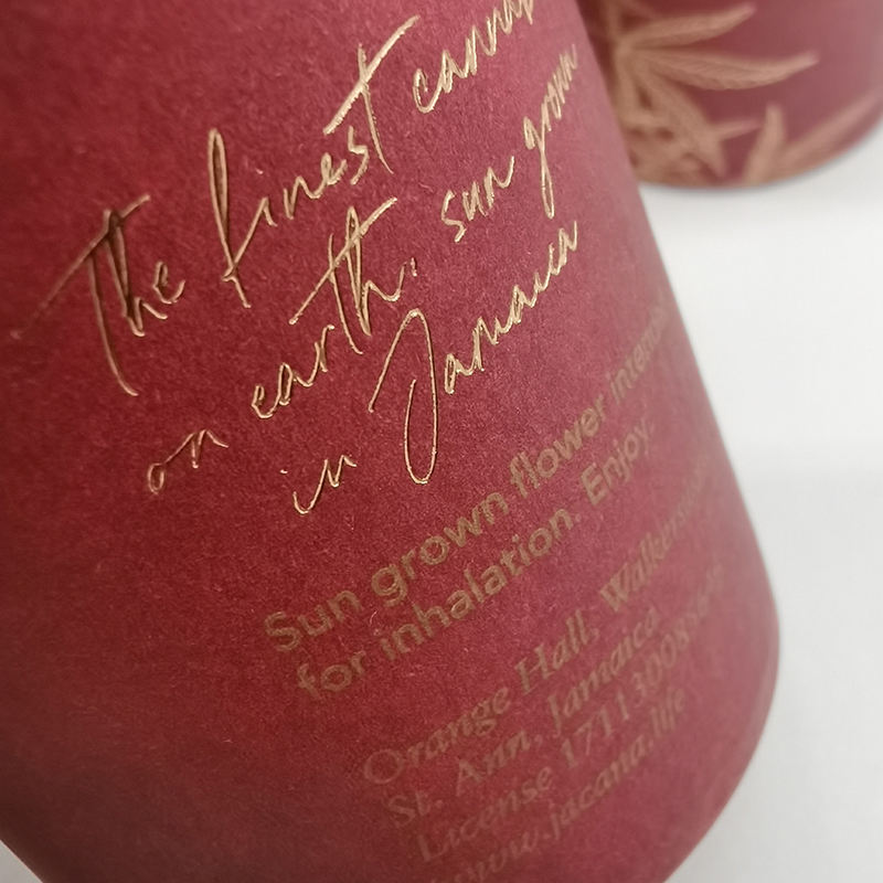 Настраиваемая коробка для свечей для тиснения крафт-бумаги с золотым принтом, биоразлагаемая бумажная туба для обработки и обработки