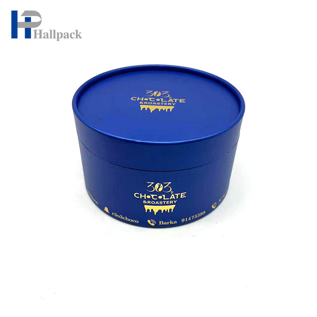 Пищевая бумажная трубка Канистра Картонная упаковка Шоколадная бумажная трубка
