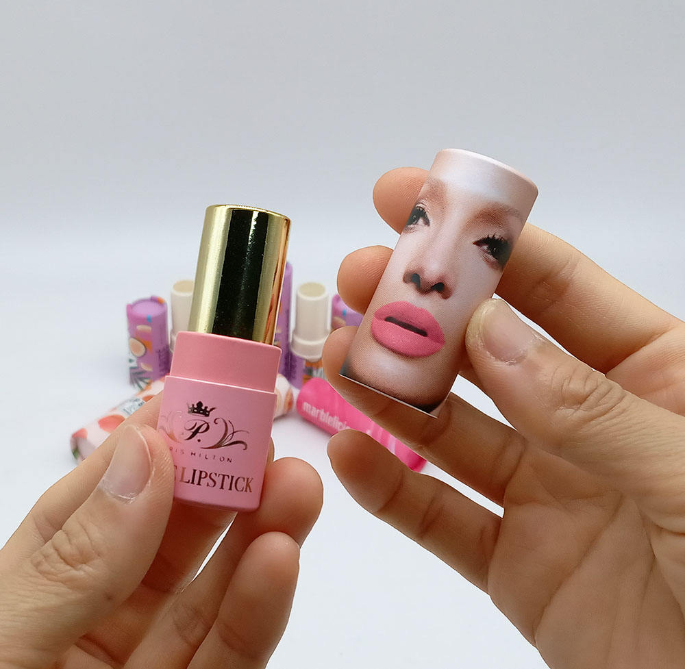 Мини-бальзам для губ «Пуш-ап», ​​бумажный тюбик, 3,5 г, контейнер для дезодоранта, маслостойкий