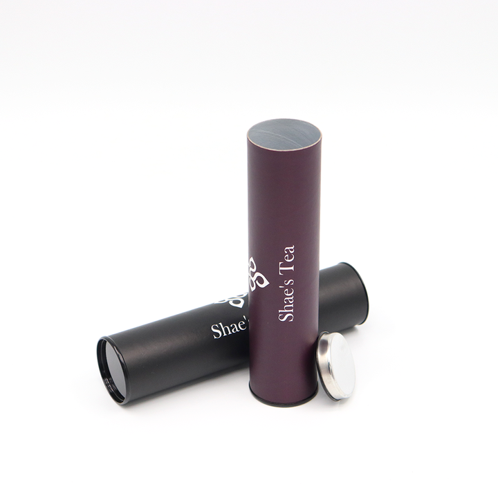 Экологически чистый индивидуальный дизайн, пищевой круглый пакет для трубок с металлической крышкой, картон, упакованный для орехов, кофе, чая