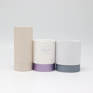 Высококачественная индивидуальная косметическая картонная упаковка с круглой трубкой для флакона духов с эфирным маслом