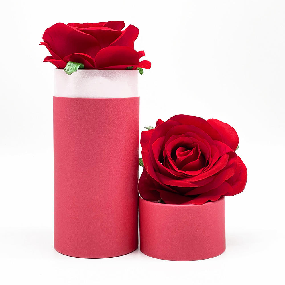 Картонный цилиндр, пригодный для вторичной переработки, круглая коробка для бутылок с крышкой, косметическая стандартная картонная упаковка, упаковка из крафт-бумаги