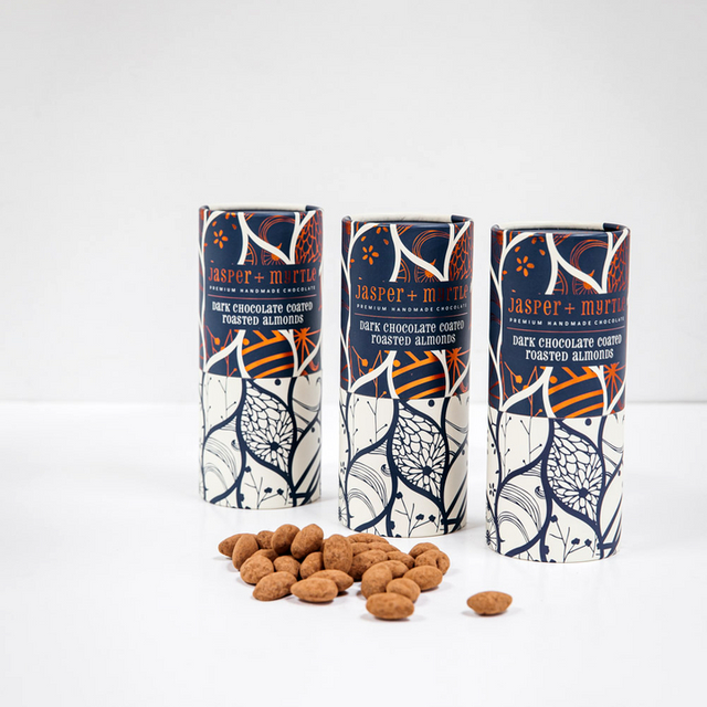 Круглая коробка для туб с индивидуальной печатью. Экологичная картонная упаковка для туб для шоколада, кофе. Биоразлагаемая туба для рукоделия.