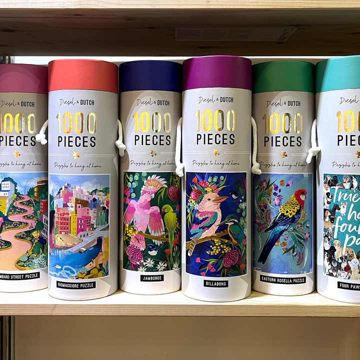 Индивидуальная печать, круглая коробка для туб, экологически чистая упаковка из крафт-бумаги для свечей, модная головоломка, картонная туба для рукоделия