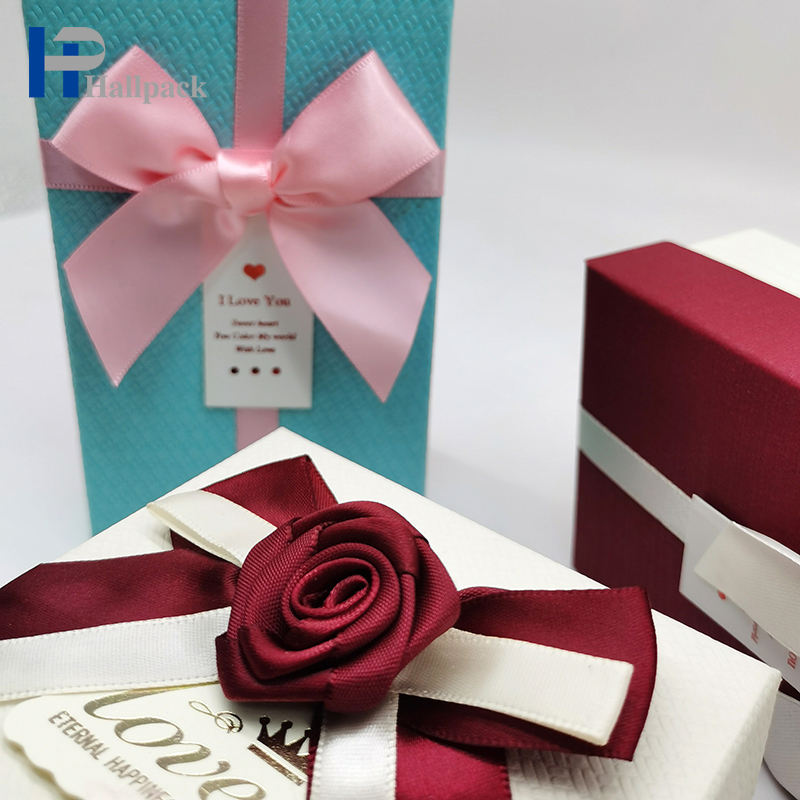 Оптовая торговля бумажная картонная коробка лента лук упаковка картонная подарочная коробка