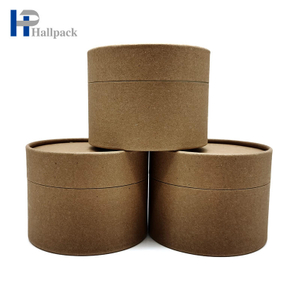 Цилиндрическая картонная бумажная трубка для кофе, напитков, сока, шампанского и текилы, прочная и прочная упаковка