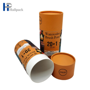 Тубы для дезодорантов из крафт-бумаги, цветной карандаш, упаковочная бумажная туба для чая