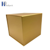 Оптовая торговля складная золотая упаковочная бумажная коробка квадратная форма магнитная крышка бумажная коробка