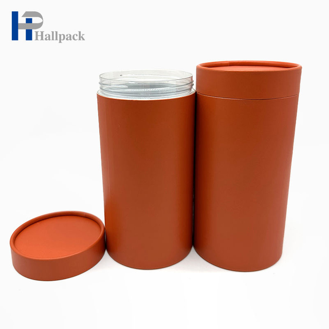 Крышка извива Эко дружелюбная пустая, построенная в бумажной трубке цилиндра пластиковой бутылки