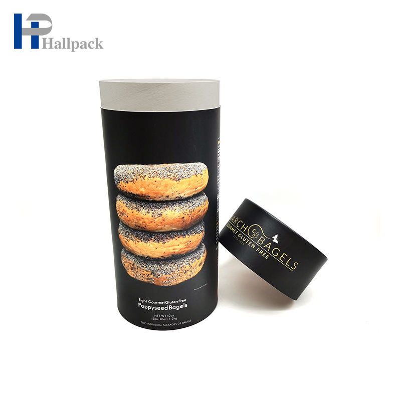 Горячие продажи, настраиваемый размер логотипа, свободная упаковка, крафт-бумага, черная бумажная трубка