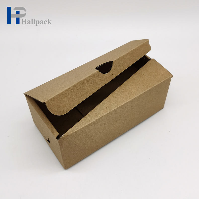 Изготовленная на заказ картонная коробка из гофрированной бумаги из крафт-бумаги напечатанная упаковочная коробка