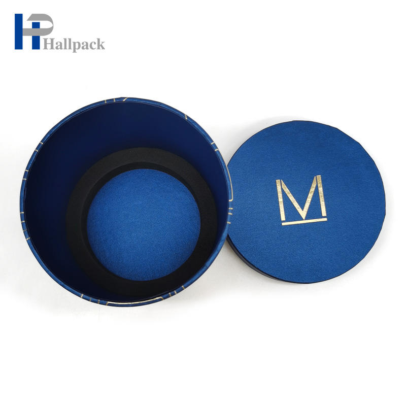 Изготовленная на заказ большая емкость упаковочная бумажная трубка с плоским краем в форме цилиндра, подарочная коробка с крышкой, черная бумажная трубка