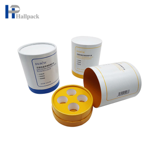 Вставки из пенопласта поддерживают упаковочную коробку для туб из крафт-бумаги Специальная бумажная туба