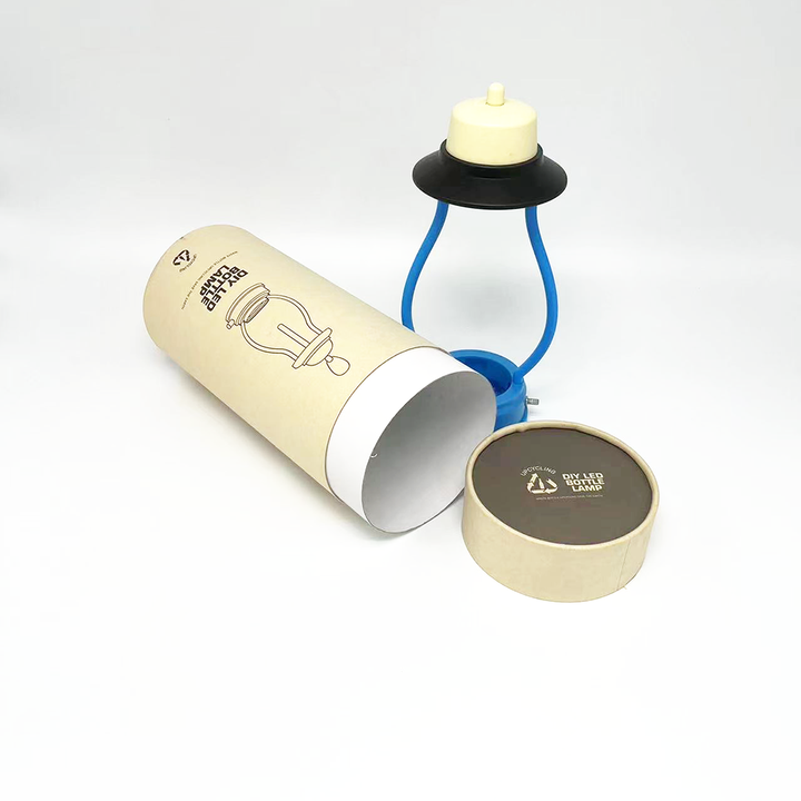 Изготовленная на заказ экологически чистая электроника, картонная цилиндрическая коробка, бумажная трубка, упаковка для камеры, умных часов, наушников, светодиодная подсветка