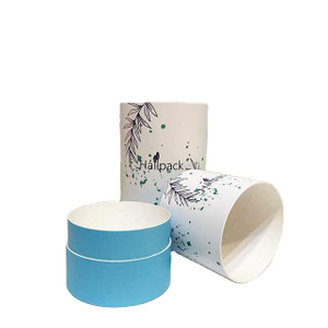 Hallpack Экологичная упаковка из крафт-бумаги с плоским краем для свечей, модная головоломка, картонная трубка для рукоделия