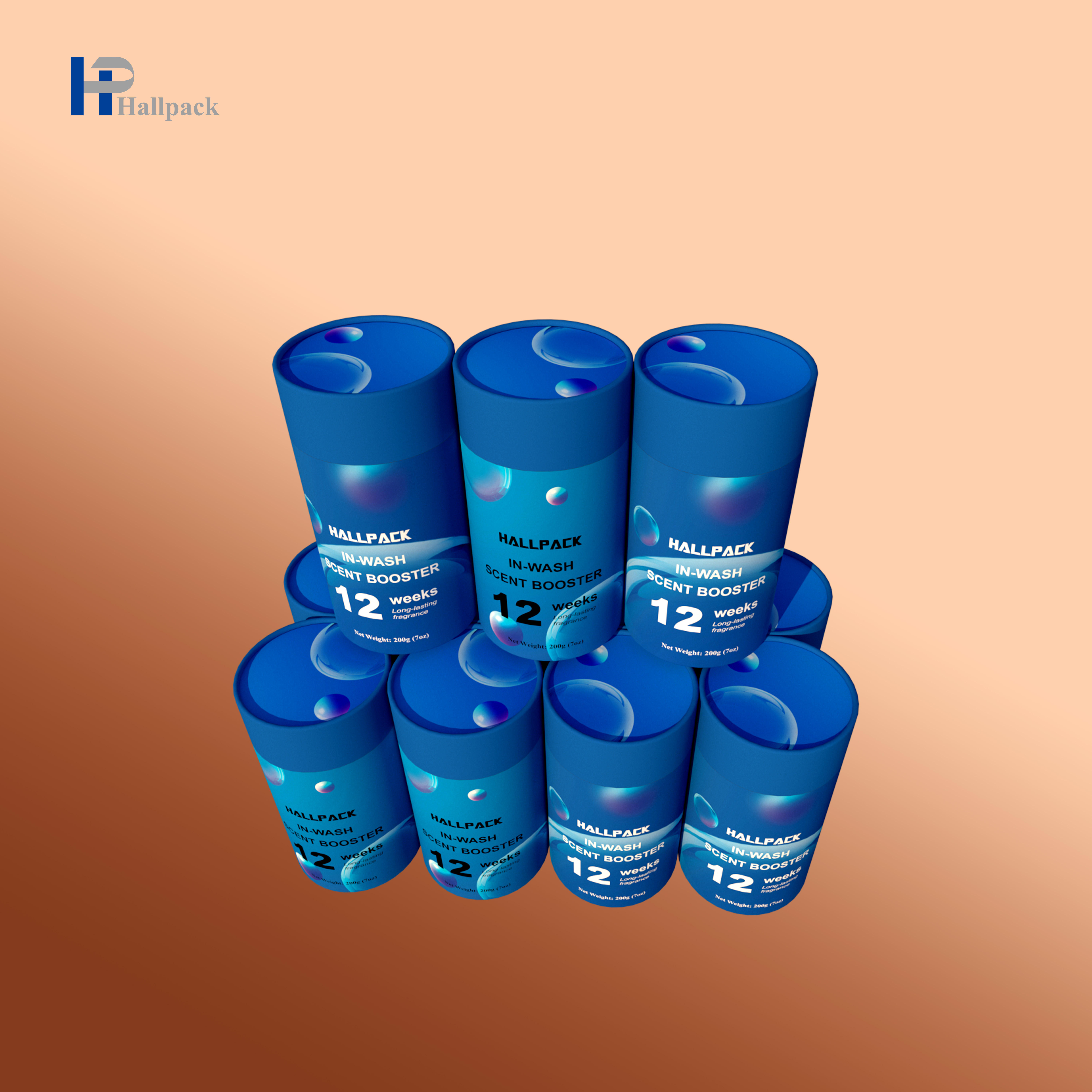 Картонный тубус круглой формы с индивидуальным логотипом, бумажный упаковочный тубус с эффектом пуш-ап, косметический усилитель аромата, бумажный тубус, упаковка