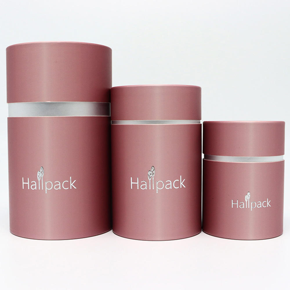 Изготовленный на заказ круглый цилиндр, картонный крем, биоразлагаемая крафт-косметическая банка, упаковочная бумажная туба, коробка