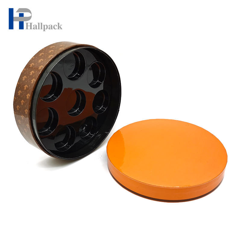 Круглая цветная бумажная трубка, целлофановая упаковка, шоколадная бумажная трубка