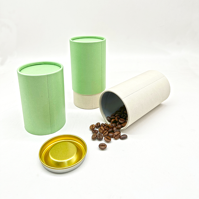 Hallpack Изготовленная на заказ пищевая крафт-бумага Упаковка для чайных трубочек Здоровые пищевые продукты Упаковка в виде банки для кофейных зерен