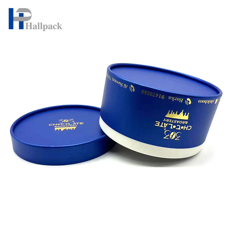 Пищевая бумажная трубка Канистра Картонная упаковка Шоколадная бумажная трубка