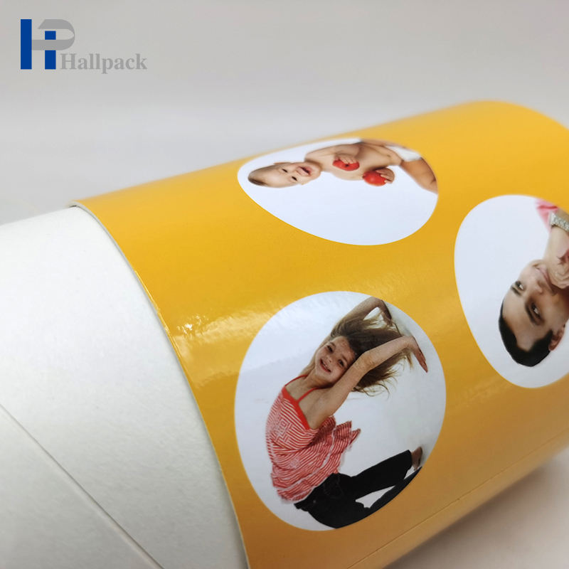 Частная индивидуальная подарочная круглая трубка из крафт-картона с тисненой поверхностью, исчезающая печать для упаковки