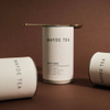 Биоразлагаемые цилиндрические пищевые продукты с индивидуальной печатью и крышкой Lron. Премиум-пакеты для чайных канистр. Упаковка в тубусную коробку для упаковки рассыпного чая.