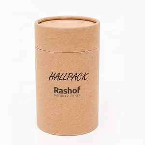 Биоразлагаемая туба из крафт-бумаги, упаковка для чайной бумаги, канистра для чая